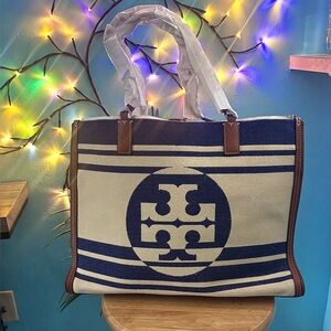 Tory Burch Large NWT Ella Jacquard Tote